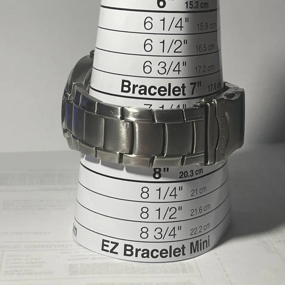North Carolina Tar Heels NCAA Stainless-Steel Kaleido Watch by Fossil NEW (RARE)